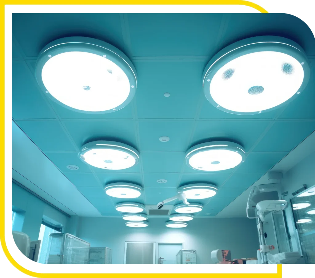 LED lighting installation, upgrades, retrofits, and maintenance for hospitals, clinics, senior care centers, and other healthcare facilities