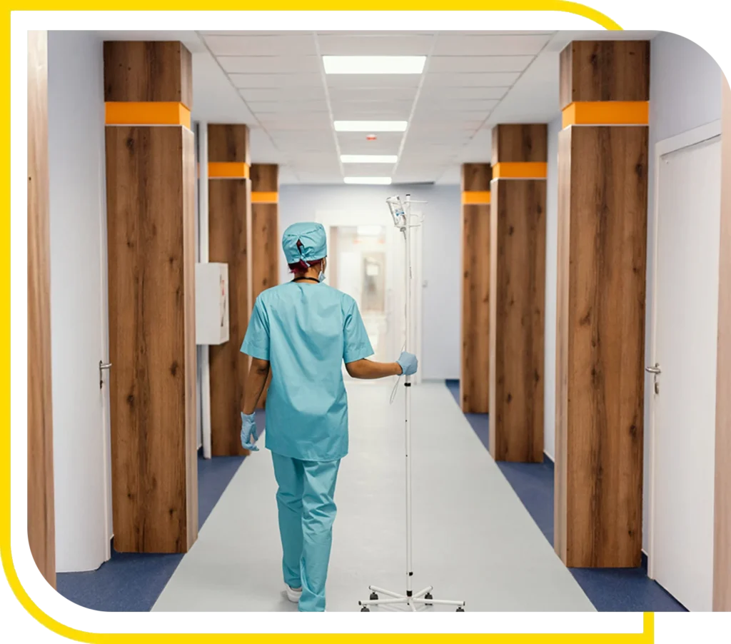 hospital LED lighting installation, upgrades, retrofit and maintenance