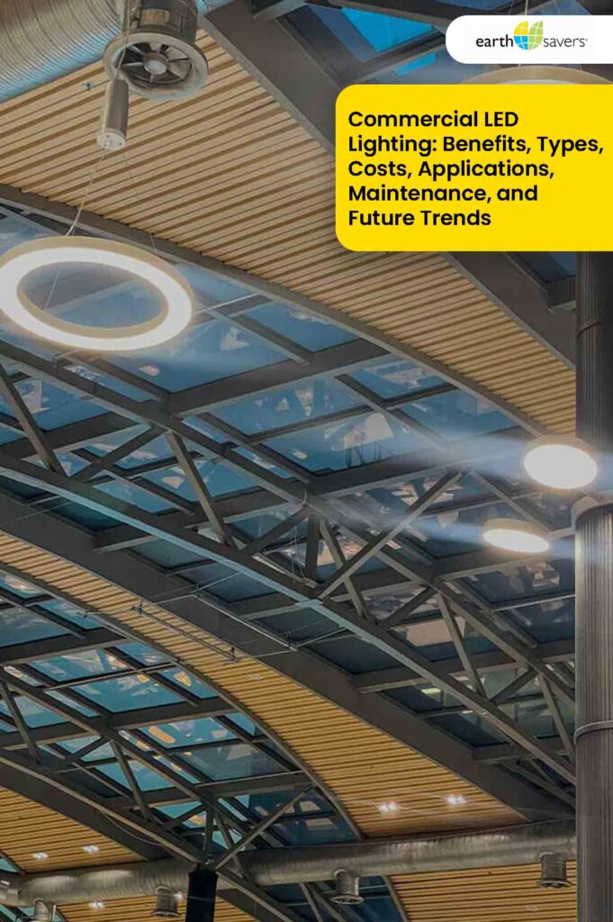 What is Commercial LED lighting, Benefits, Types, Costs, Applications, Maintenance, and Future Trends